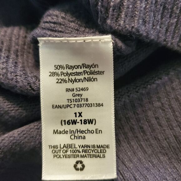 Terra Sky dark blue 💙 sweater sz xl - Picture 5 of 7